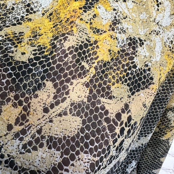 Sunset Rd sheer Y2k women's‎ blouse multicolor, sz 14, GUC - Picture 6 of 6